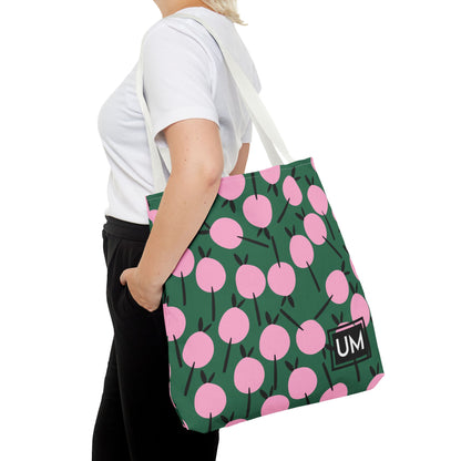 Bolso de mano con estampados florales llamativos (AOP)