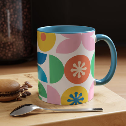 Taza de café colorida (11, 15 oz)