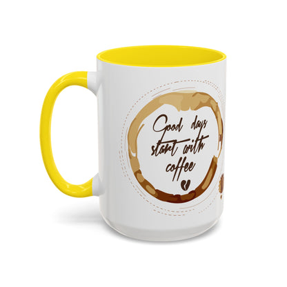 Comienza tu día con una taza de café (11, 15 oz)