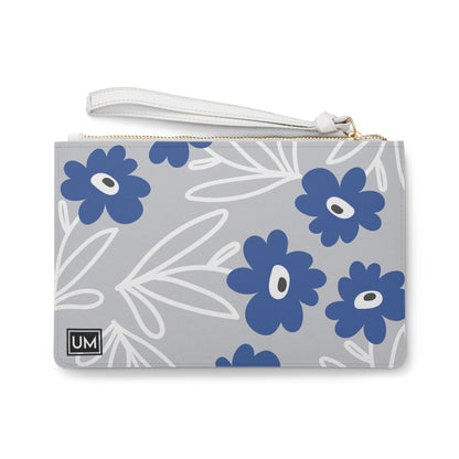 Bolso de mano con estampado floral llamativo