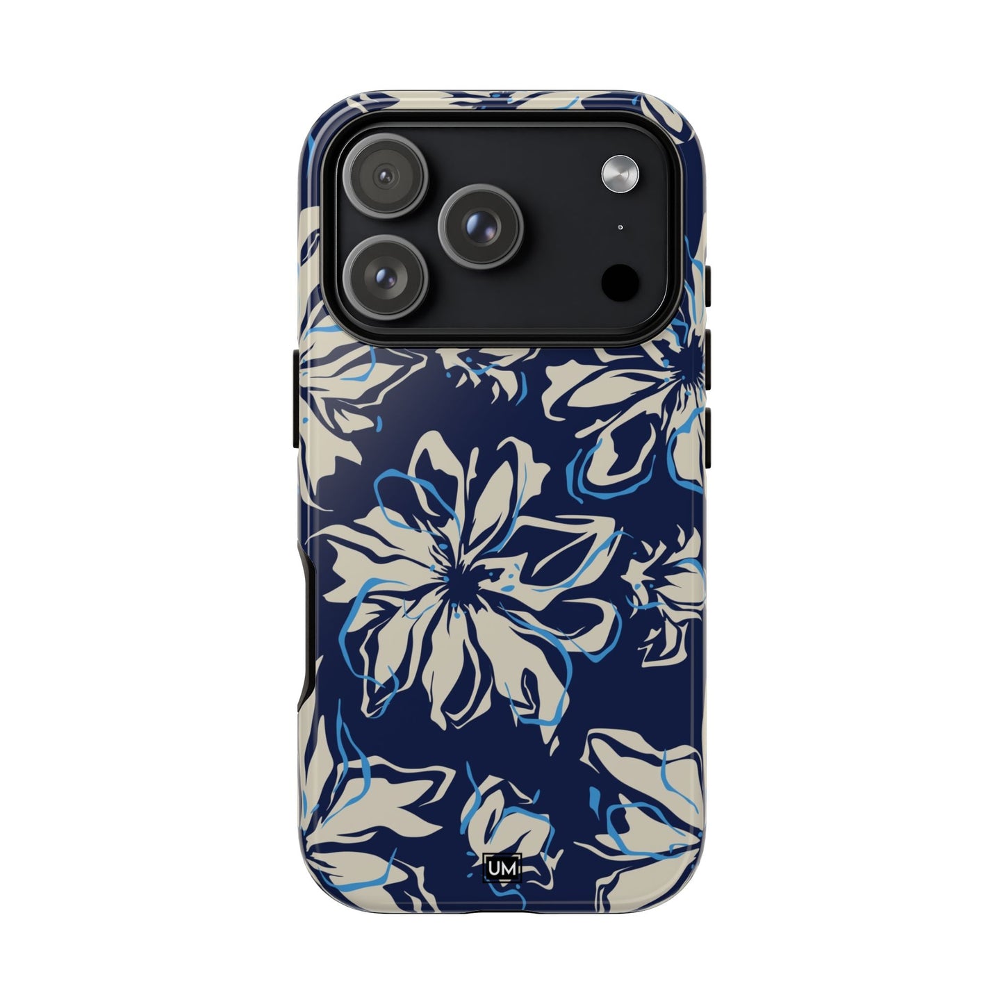 Blue Flor Tough Case