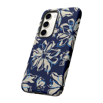 Blue Flor Tough Case