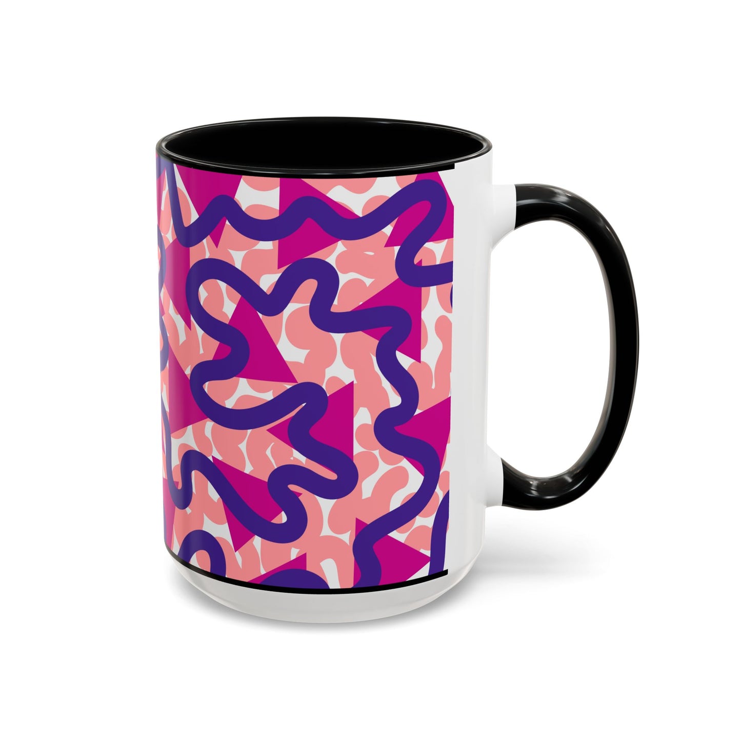 Taza de café abstracta (11, 15 oz)