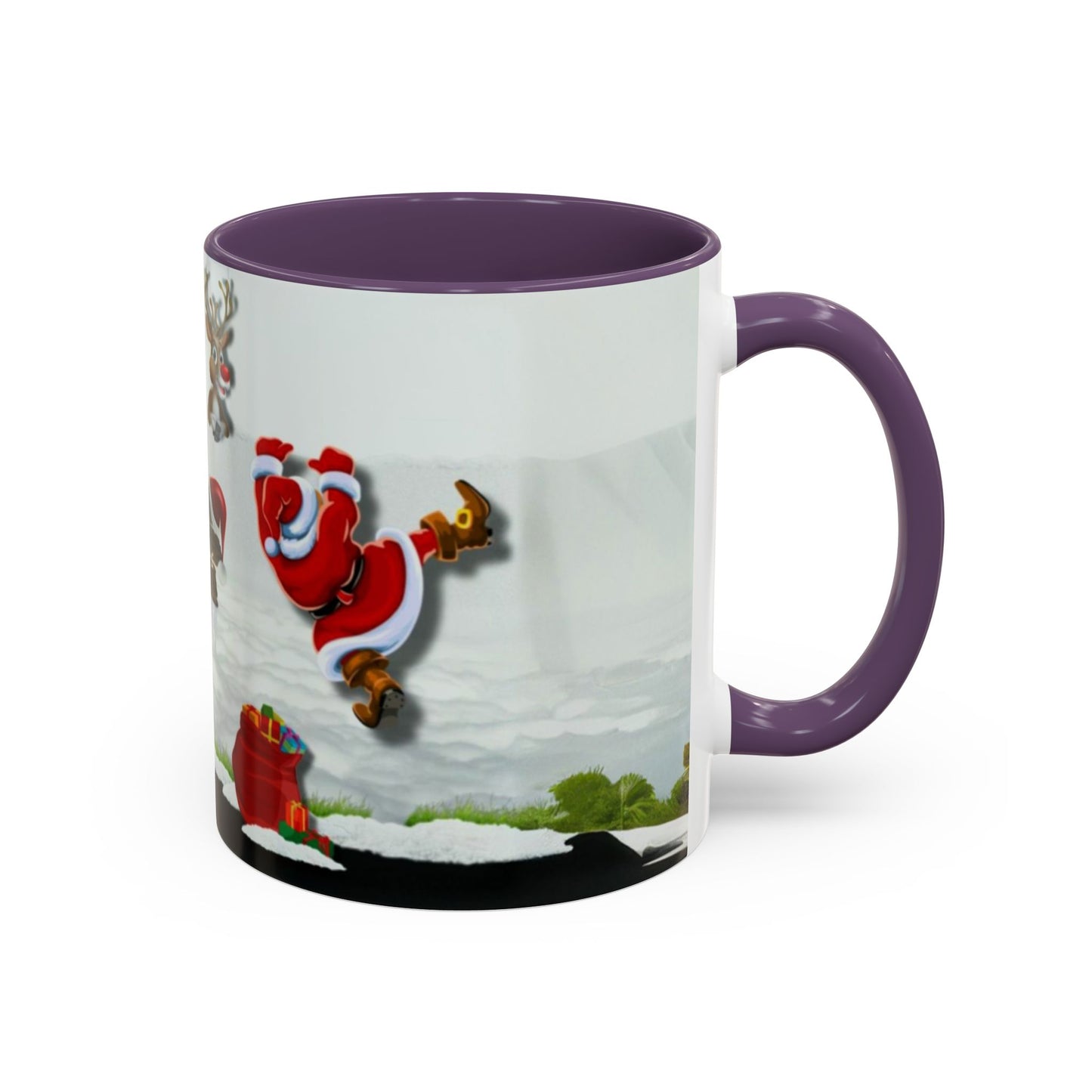 Taza de café navideña de Papá Noel (11, 15 oz)