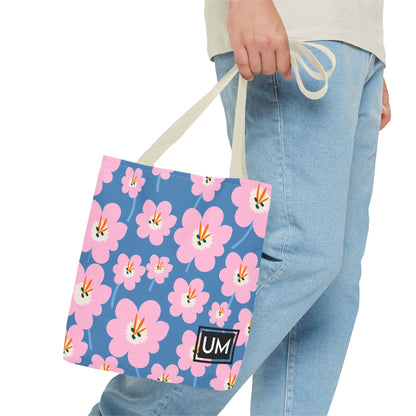 Bolso de mano con estampados florales llamativos (AOP)