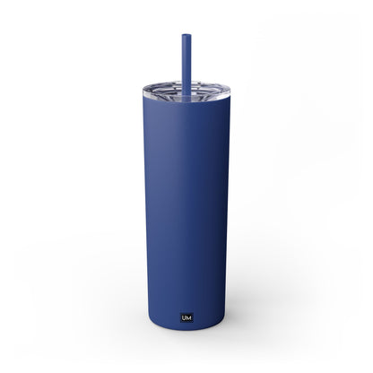 Plain Tumbler with Straw, 20oz