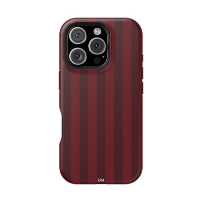 Bordeaux Pinstripe