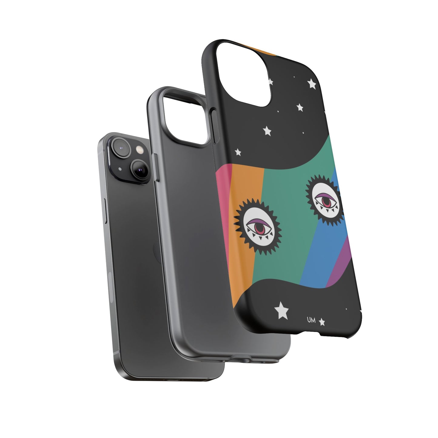 Estuche resistente Arcoiris Eye