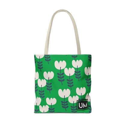 Bolso de mano con estampados florales llamativos (AOP)