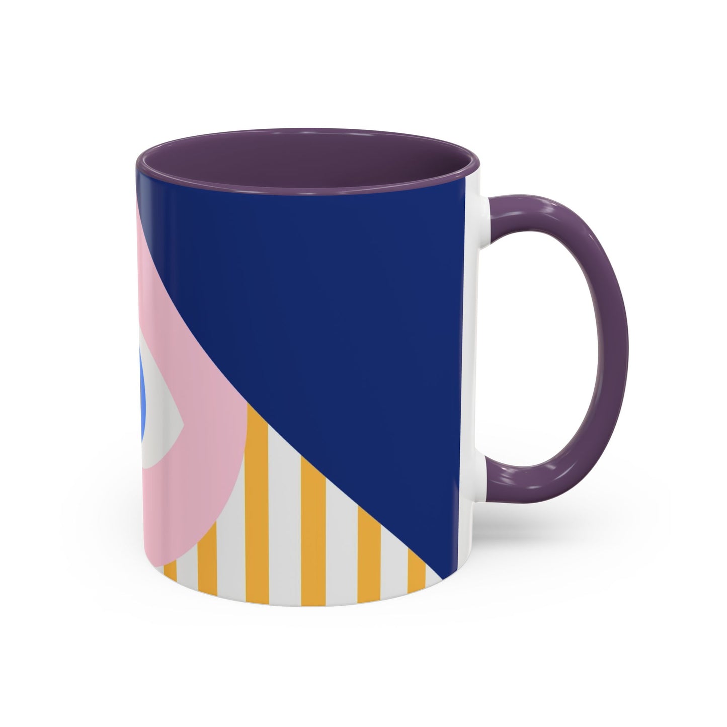 Taza de café con diseño de mal de ojo (11 oz y 15 oz)