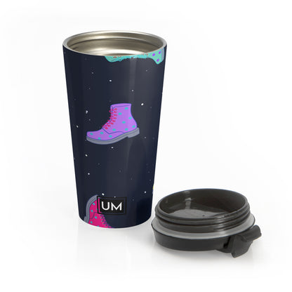 Taza de viaje de acero inoxidable Stellar Pop Girl