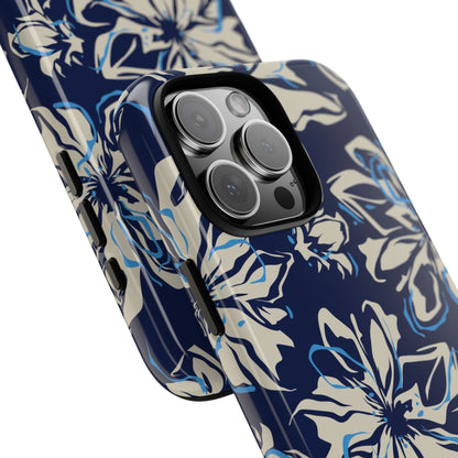 Blue Flor Tough Case