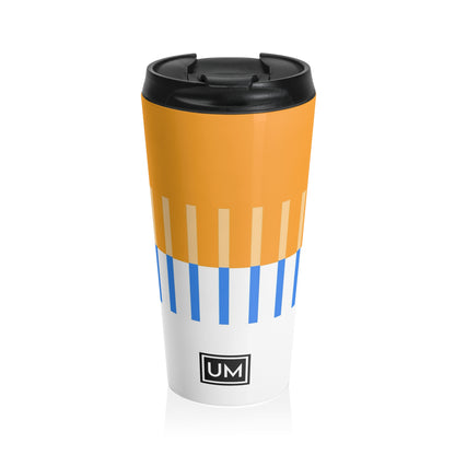 Color Block  Stainless Steel Travel Mug