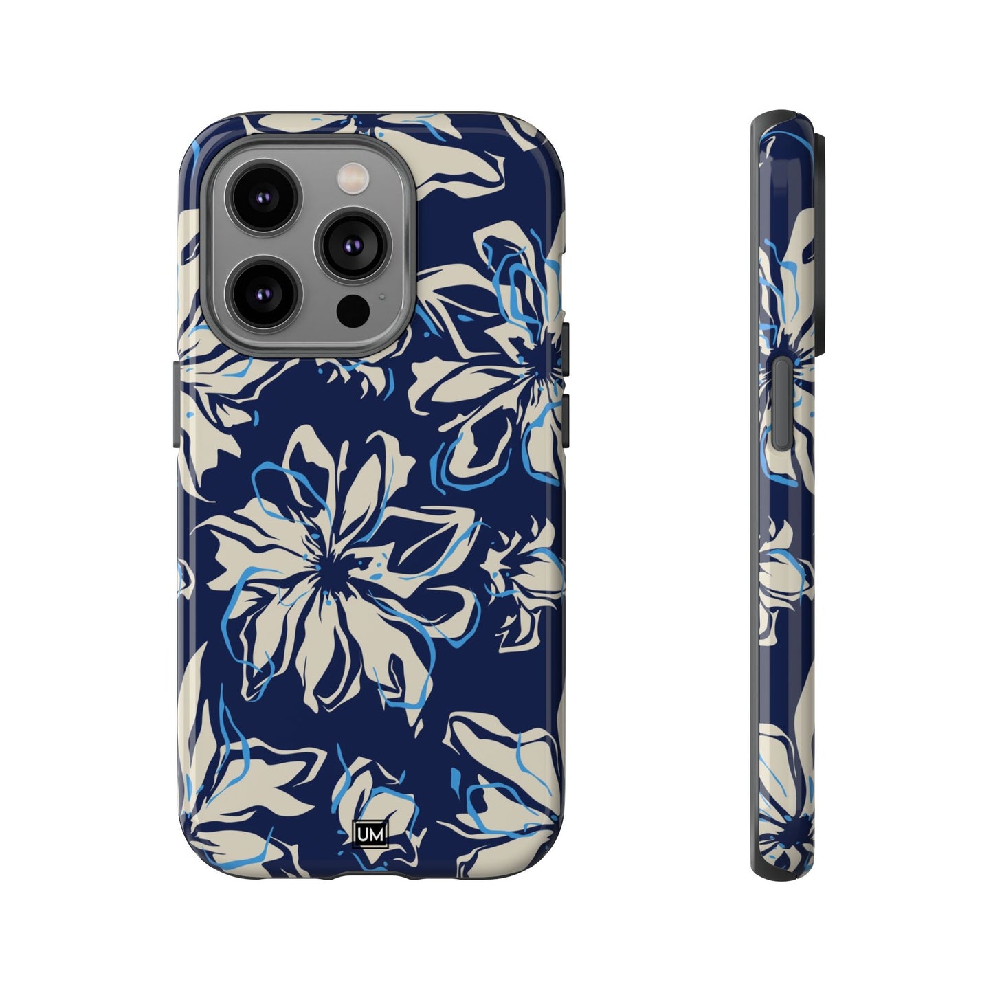 Blue Flor Tough Case