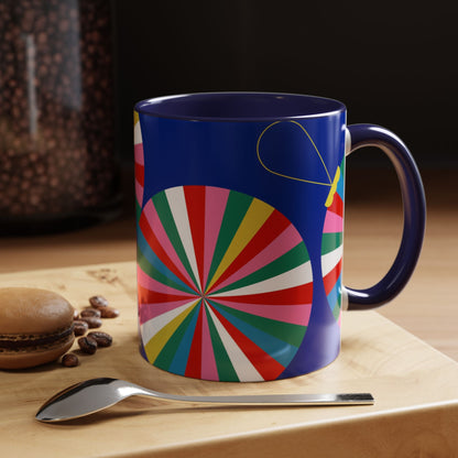 Taza de café navideña moderna (11, 15 oz)