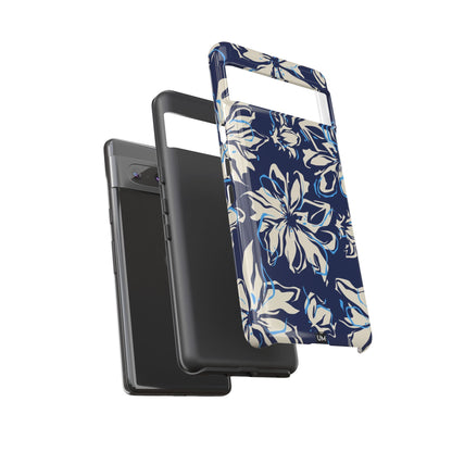 Blue Flor Tough Case