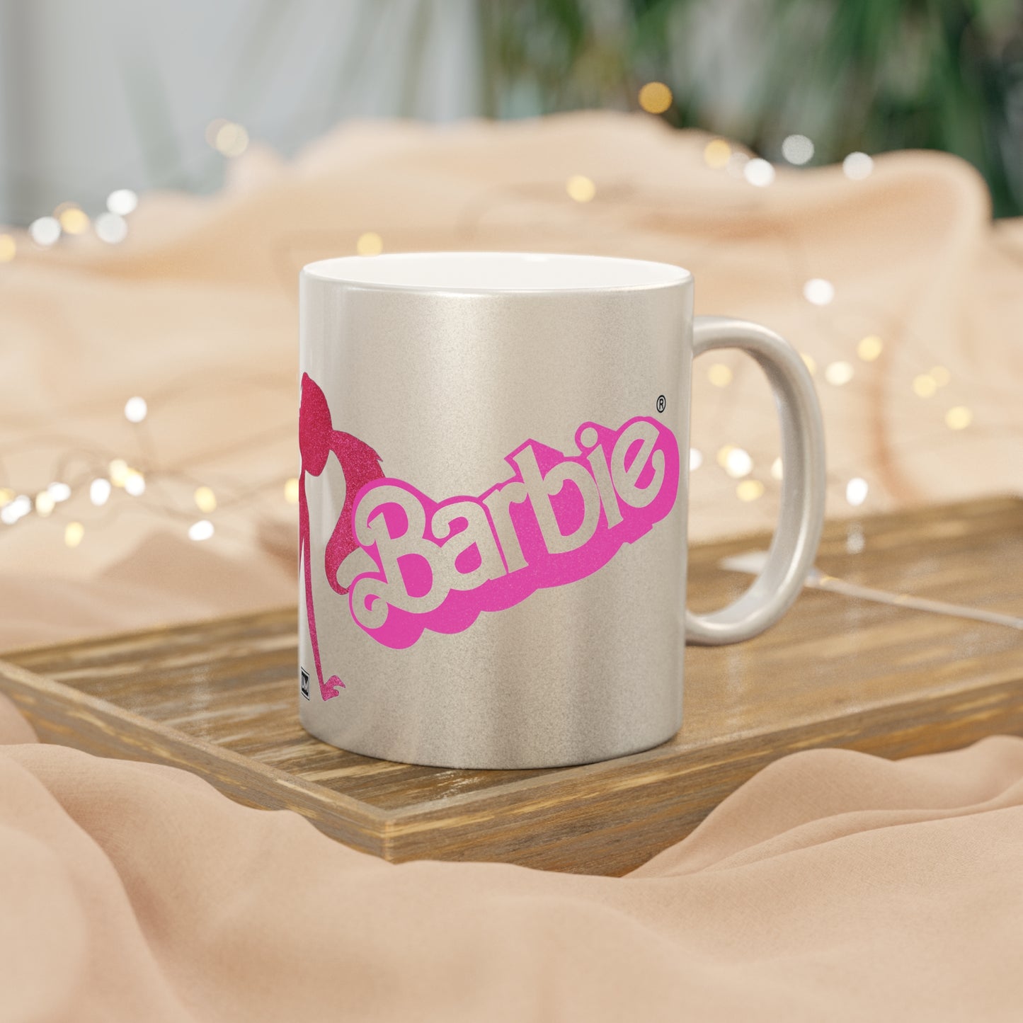 Taza de Barbie (plata y oro)