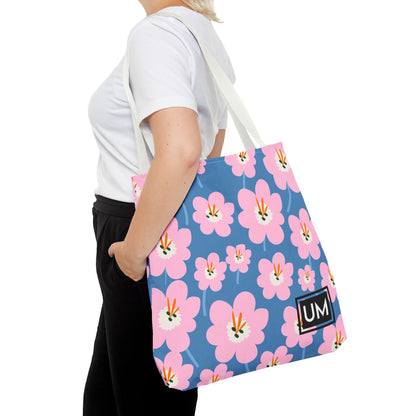 Bolso de mano con estampados florales llamativos (AOP)