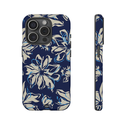 Blue Flor Tough Case