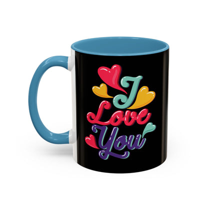 Taza de café con la frase "Te amo" (11, 15 oz)