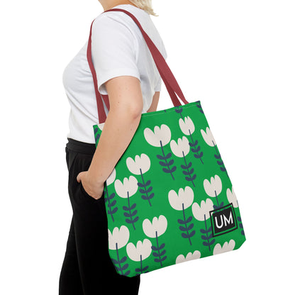 Bolso de mano con estampados florales llamativos (AOP)