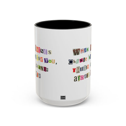 Taza de café Think Positive (11, 15 oz)