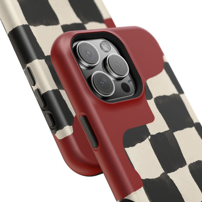 Checkerboard Red