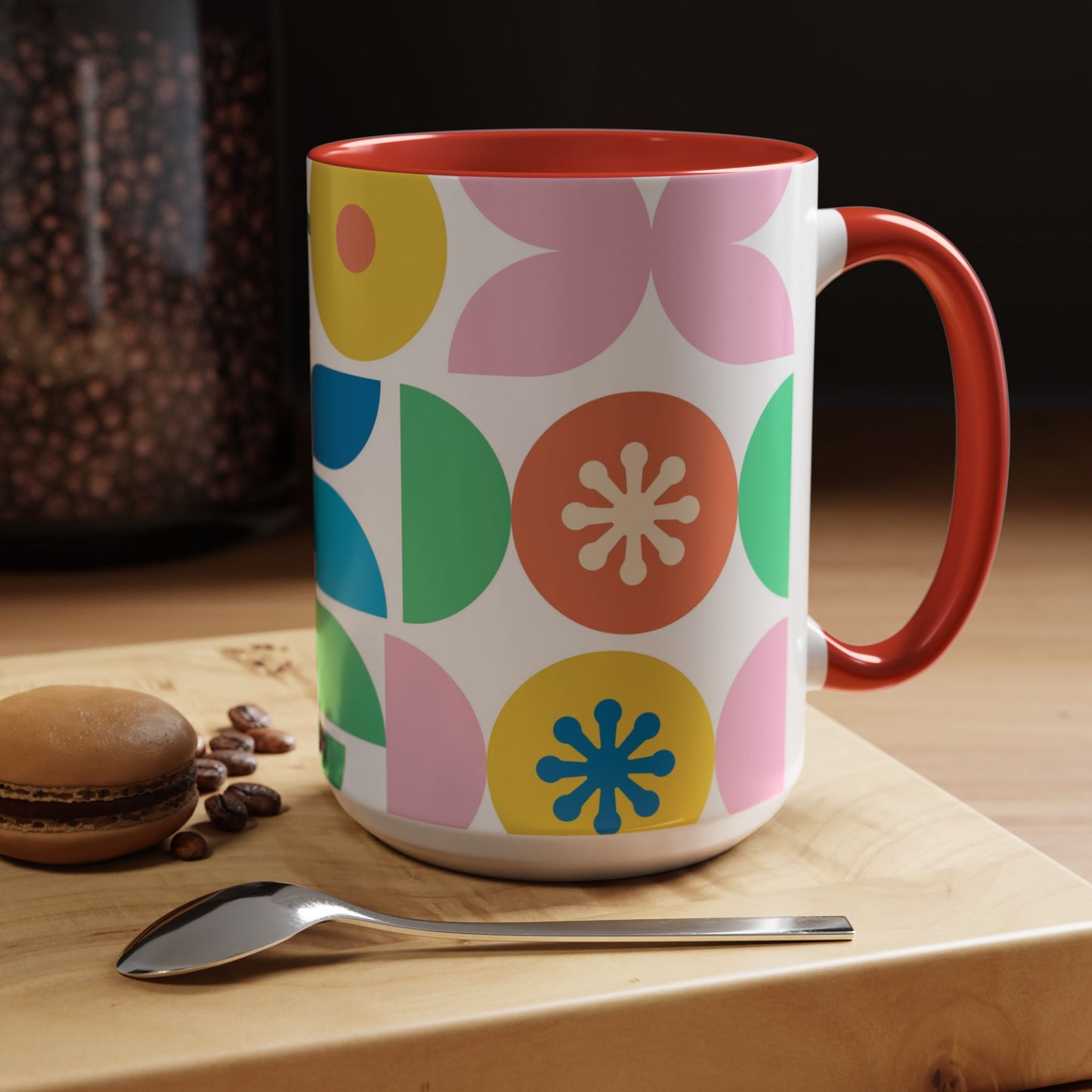 Taza de café colorida (11, 15 oz)