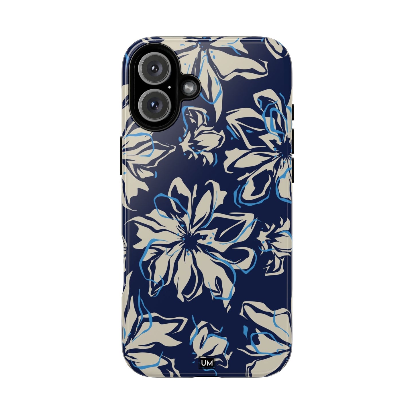 Blue Flor Tough Case