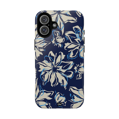 Blue Flor Tough Case