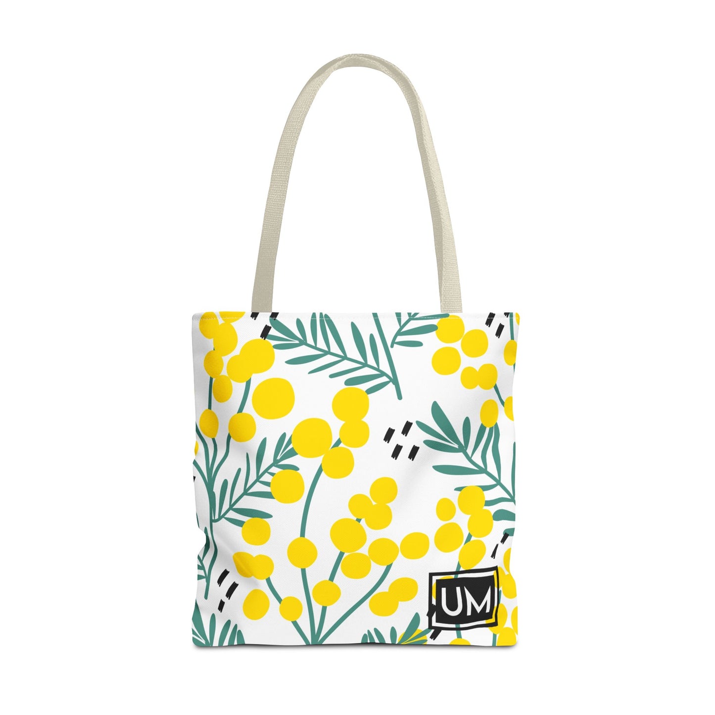 Bolso de mano con estampados florales llamativos (AOP)