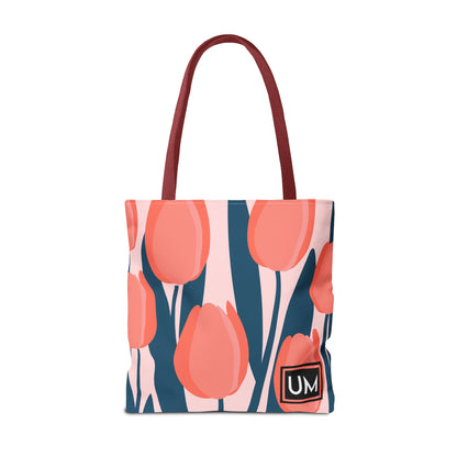 Bolso de mano con estampados florales llamativos (AOP)