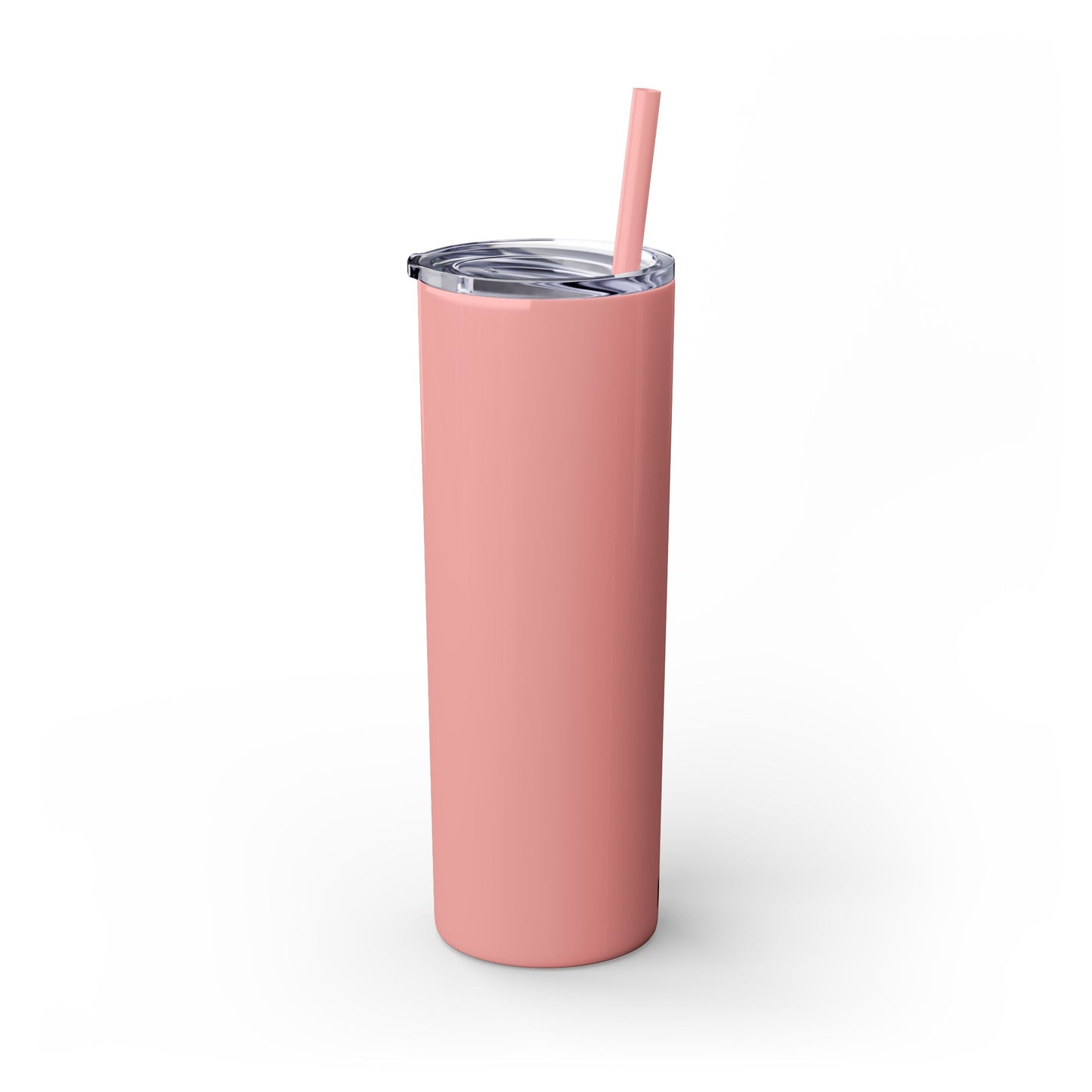 Plain Tumbler with Straw, 20oz