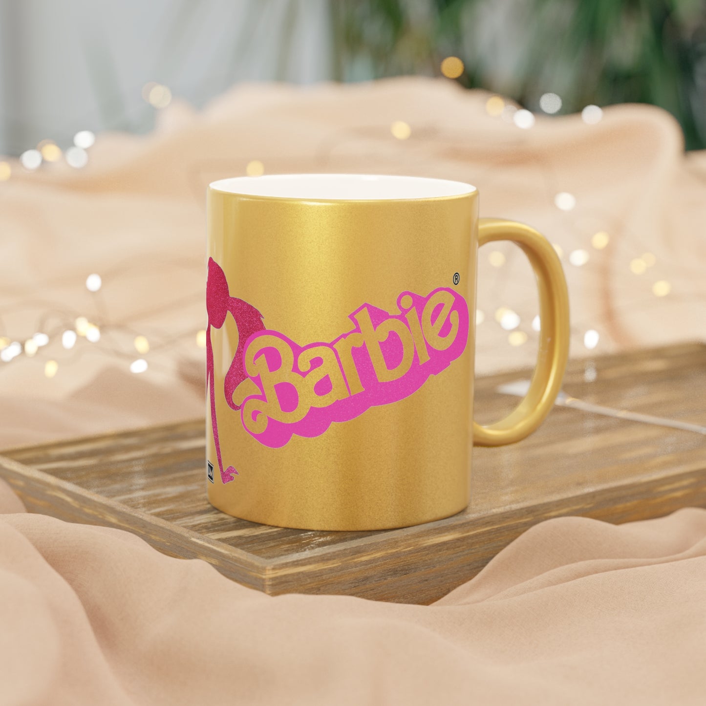 Taza de Barbie (plata y oro)