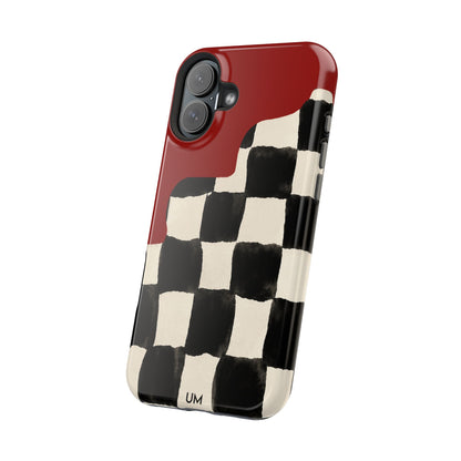 Checkerboard Red
