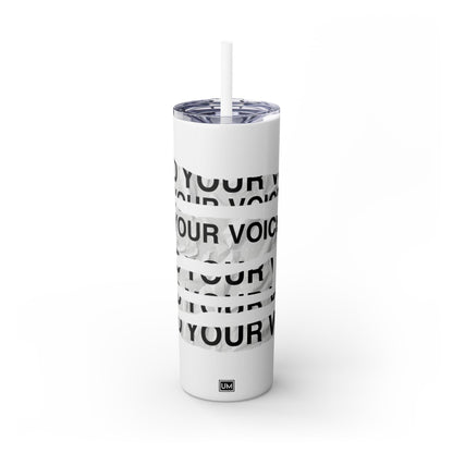 Vaso con pajita Find Your Voice, 20 oz