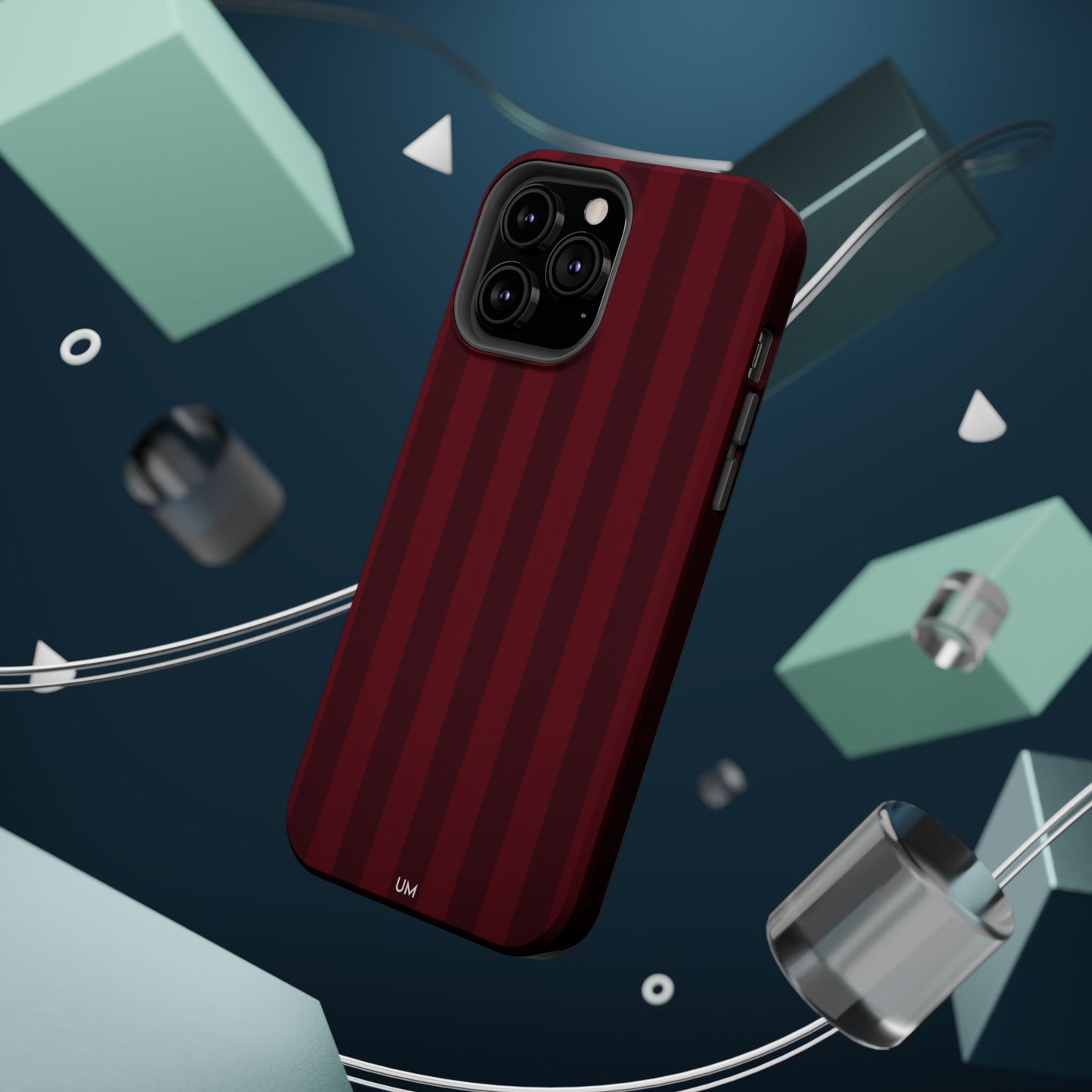 Bordeaux Pinstripe