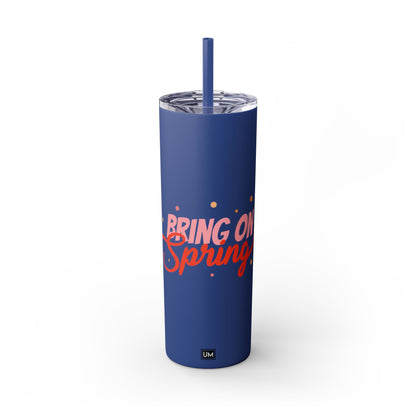 Vaso Spring con pajita, 20 oz