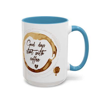 Comienza tu día con una taza de café (11, 15 oz)