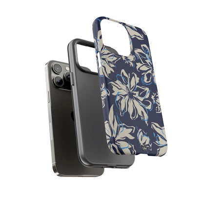 Blue Flor Tough Case