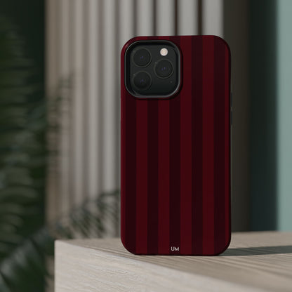 Bordeaux Pinstripe