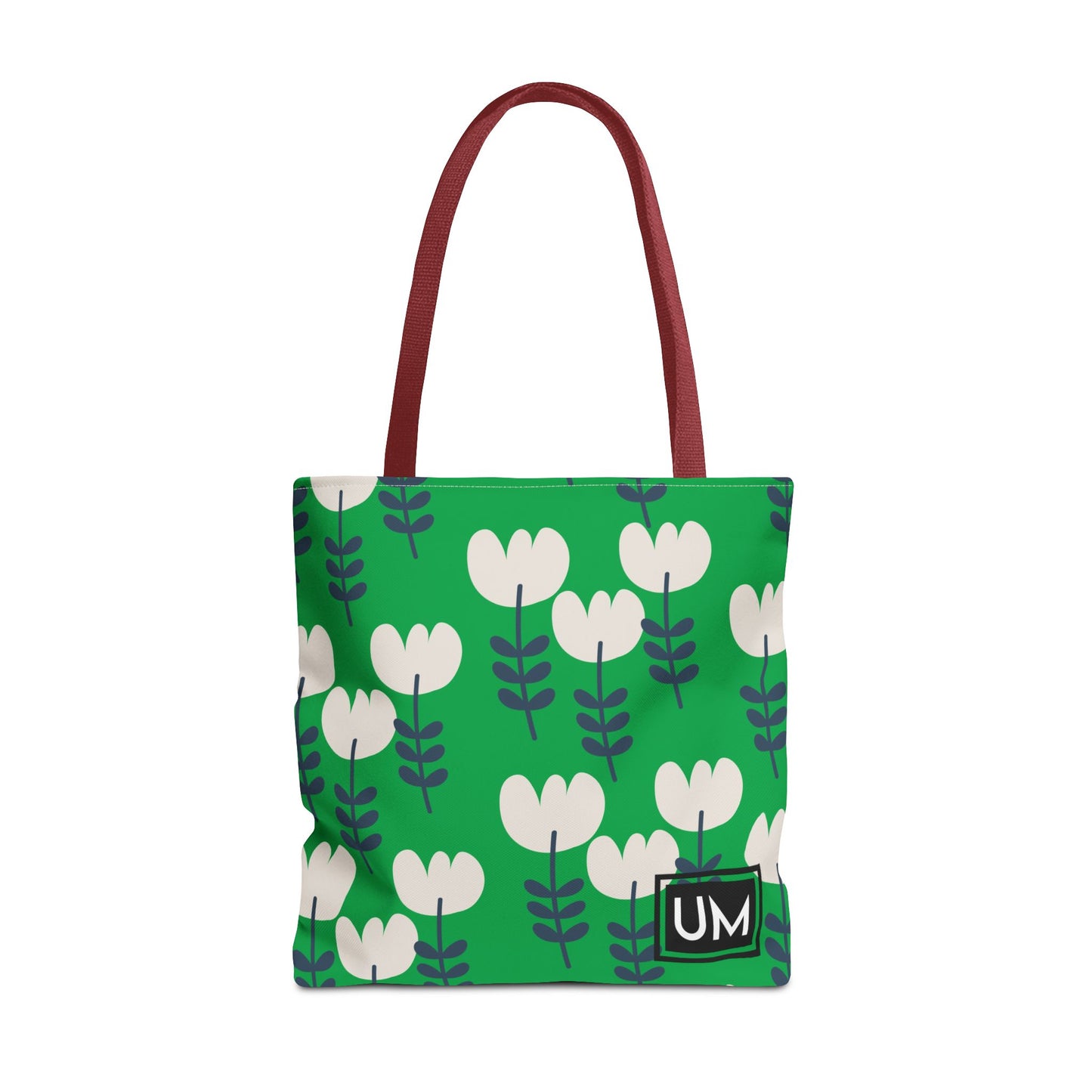 Bolso de mano con estampados florales llamativos (AOP)