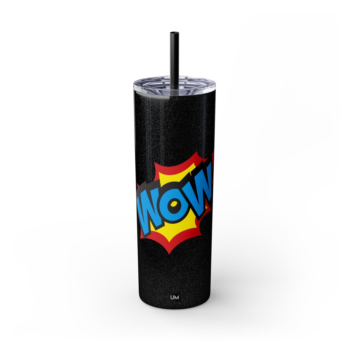 Vaso WoW con pajita, 20 oz