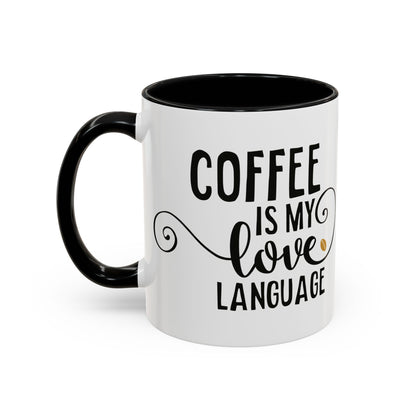 Taza Mi amor por el café (11, 15 oz)