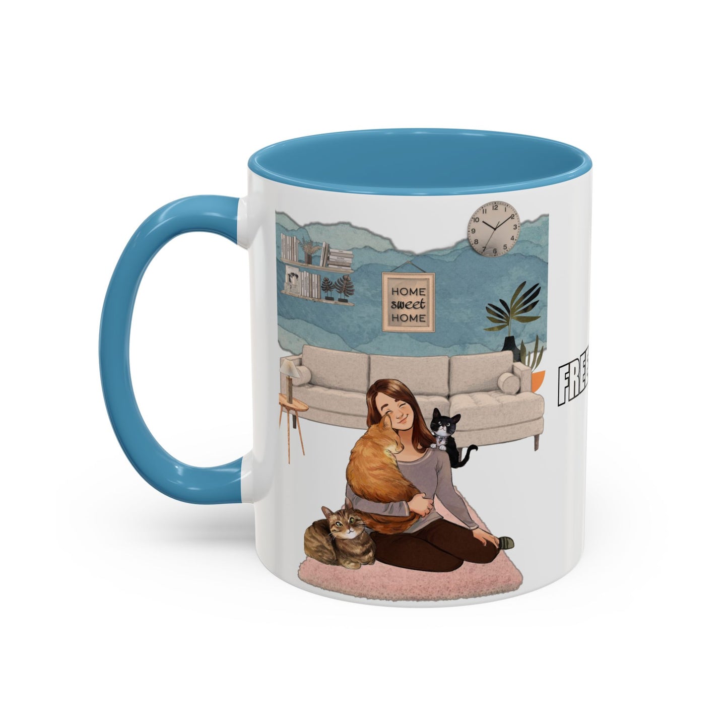 Taza de café con abrazos gratis (11 oz y 15 oz)