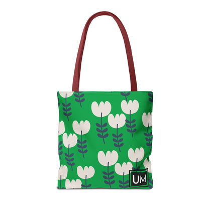 Bolso de mano con estampados florales llamativos (AOP)