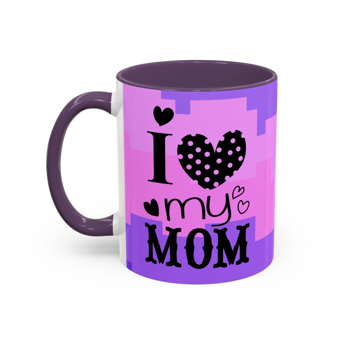 Taza de café con la frase "Te amo mamá" (11, 15 oz)