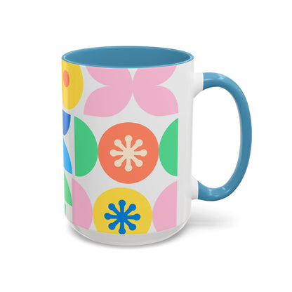 Taza de café colorida (11, 15 oz)