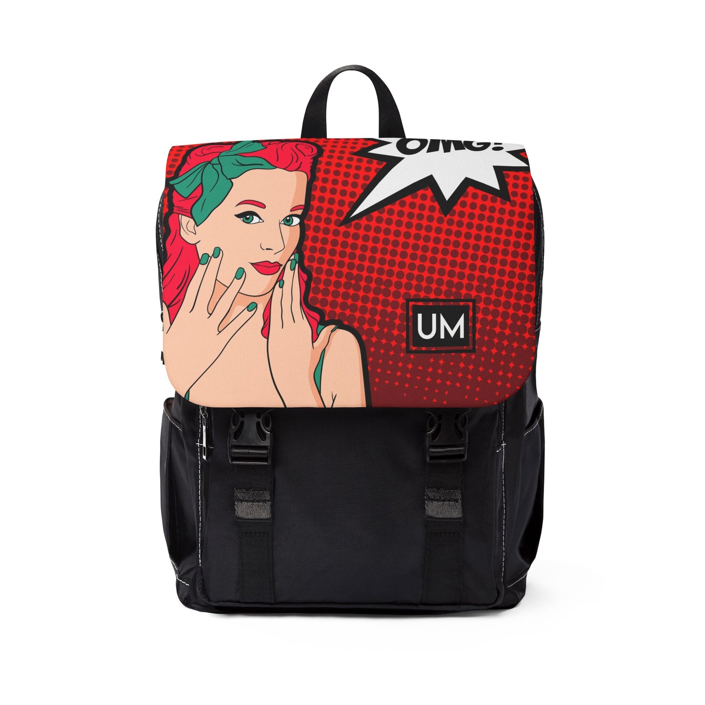 Mochila de hombro informal unisex Pop Girl