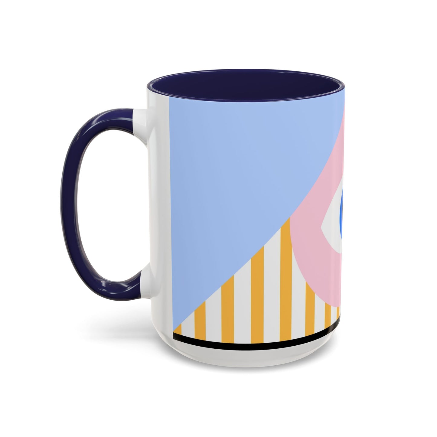 Taza de café con diseño de mal de ojo (11 oz y 15 oz)